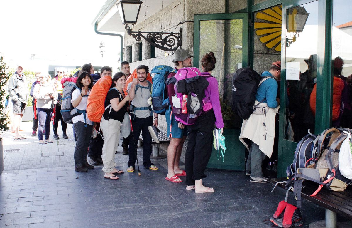 Turistas en Pontevedra