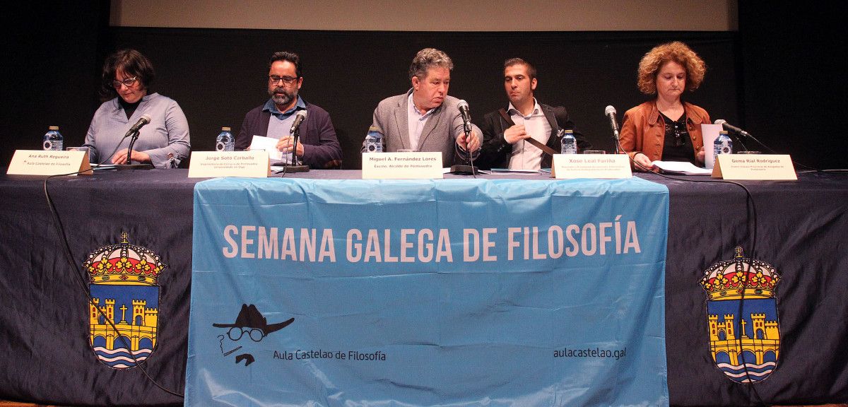 Inauguración de la Semana galega de filosofía 2019