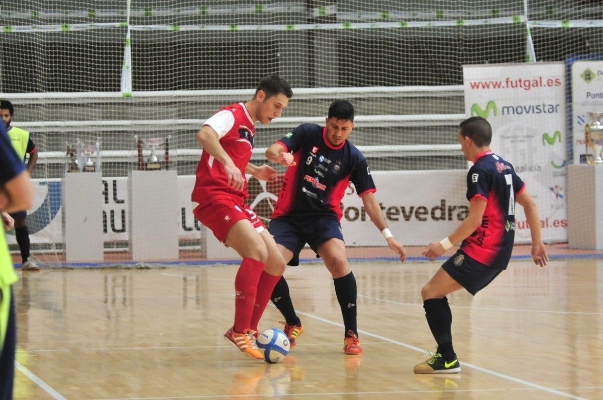 Final de Copa entre o Leis Pontevedra e Santiago Futsal B