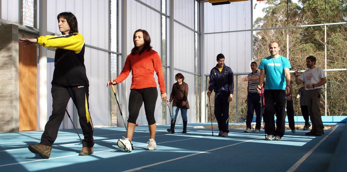 Curso sobre marcha nórdica en Ciencias da Educación e do Deporte (arquivo)