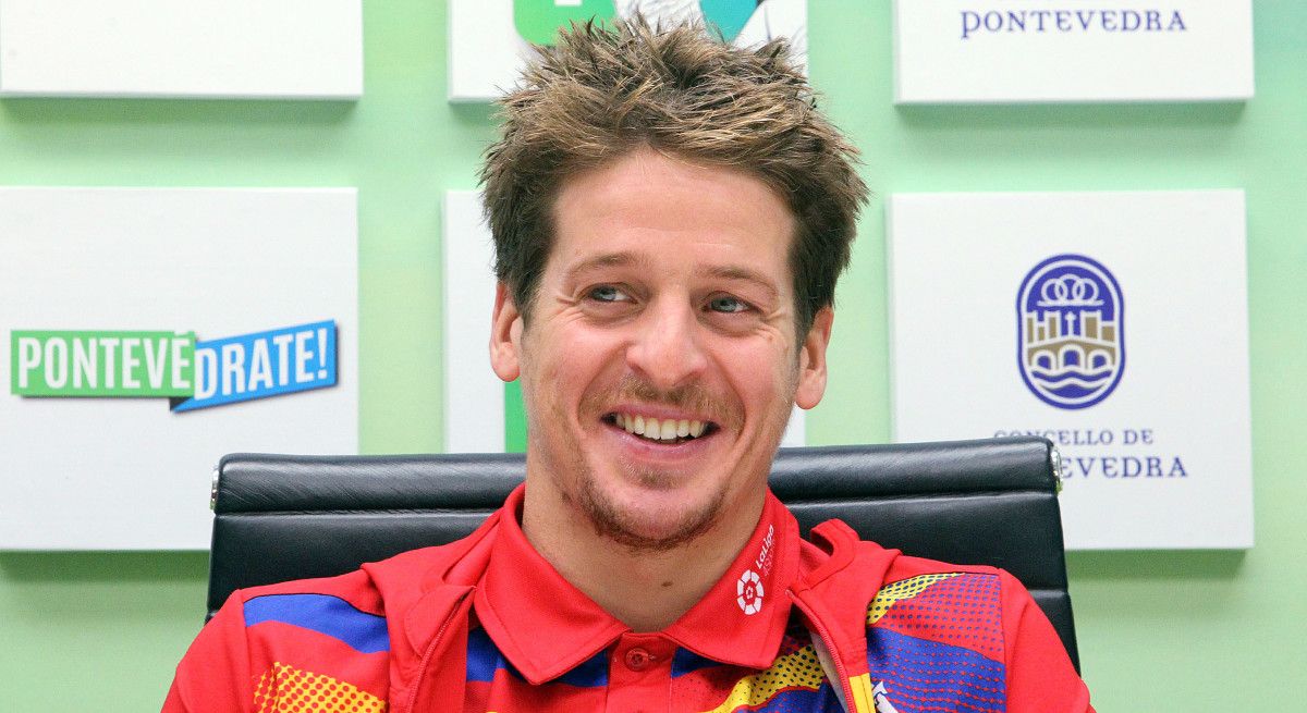 Pablo Dapena, na rolda de prensa previa ao inicio do ITU Multisport