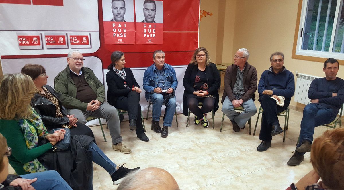 Acto del Partido Socialista en Vilaboa