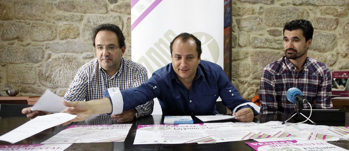 Ernesto Filgueira, Miguel Lago y Benito Pastoriza presentan los actos del 25 aniversario del CCU