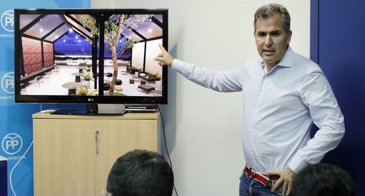 Rafa Domínguez presenta o seu proxecto para abrir Pontevedra á ría