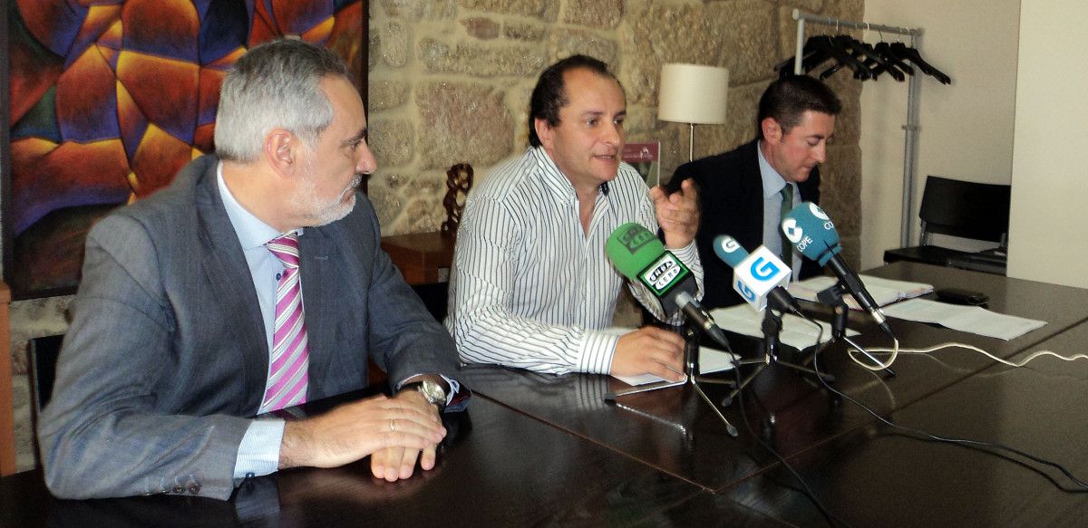 Rueda de prensa en el Centro de Negocios Manuel Quiroga