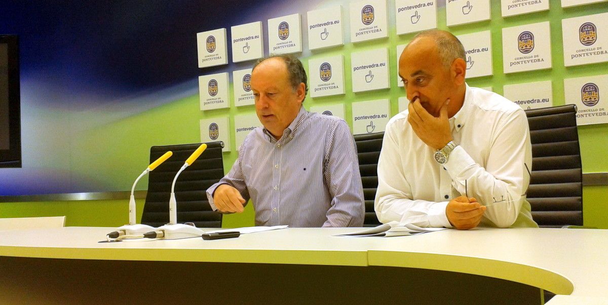 Antón Louro y Agustín Fernández, concejales del grupo municipal socialista
