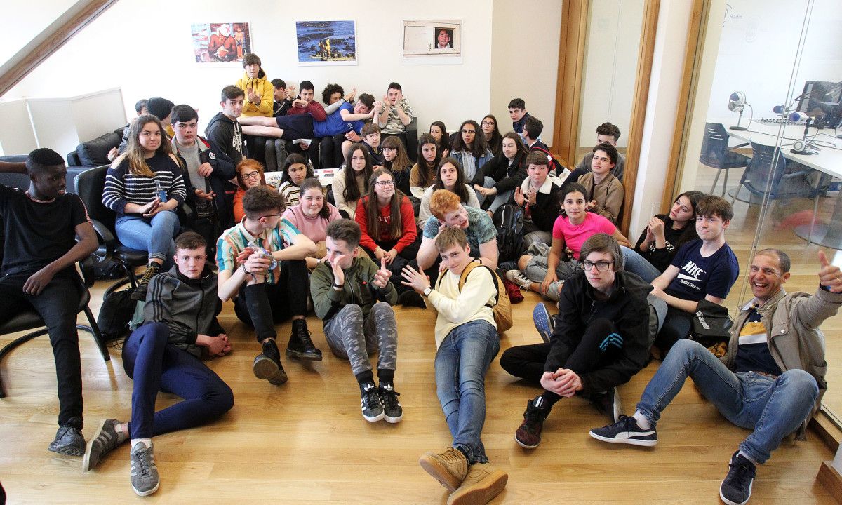 Estudantes e profesores participantes no Erasmus+ entre Catoira e Dundalk