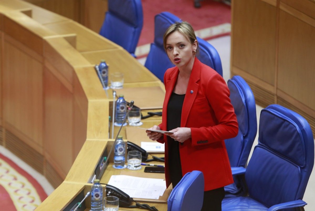 A conselleira de Política Social, Fabiola García no Parlamento