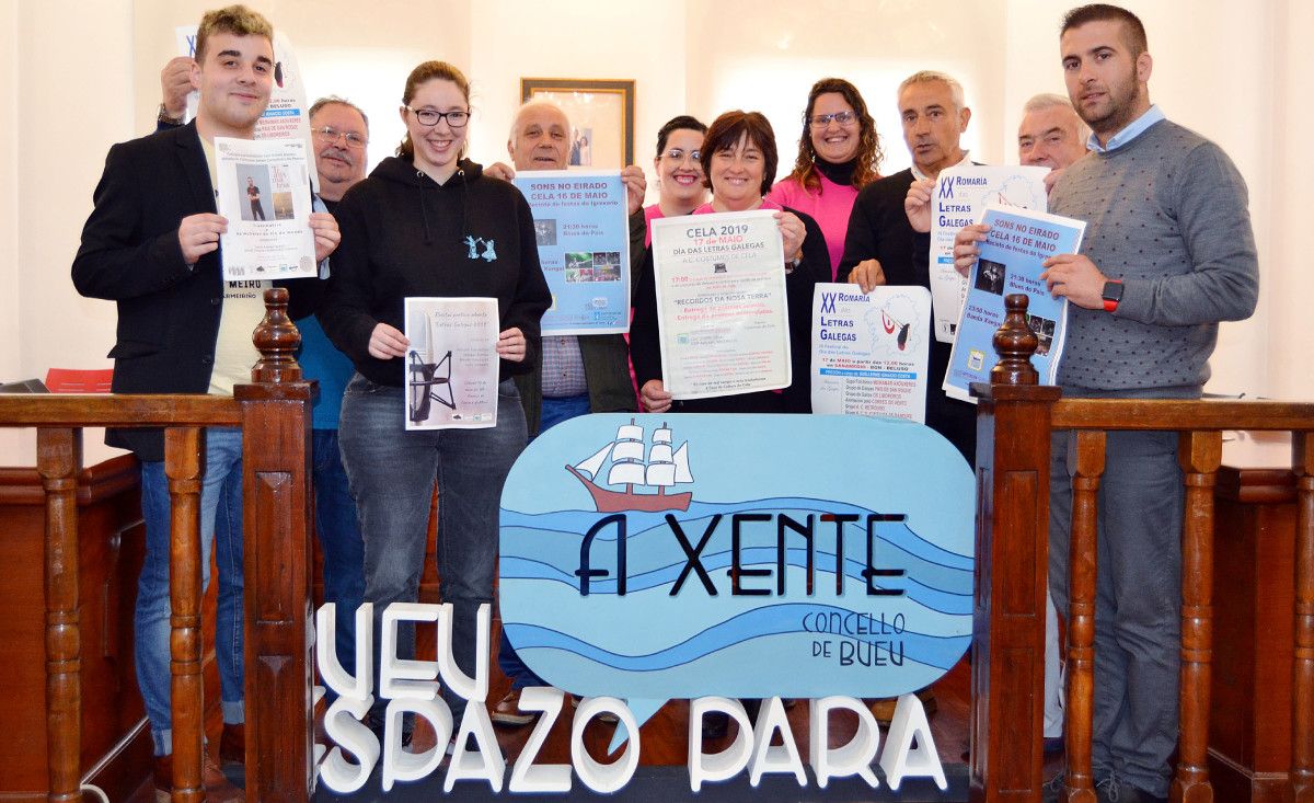 Presentación en Bueu de la programación con motivo del Día das Letras Galegas