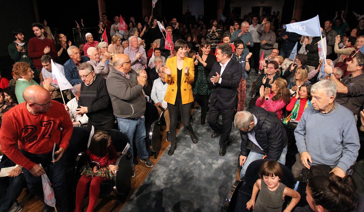 Mitin do BNG en Pontevedra na campaña das eleccións municipais