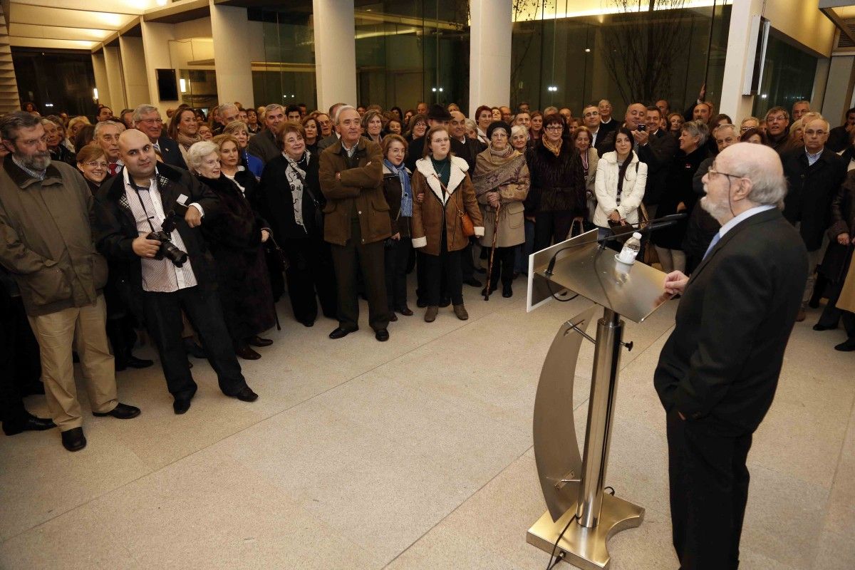 Inauguración de la exposición antológica de Aramburu