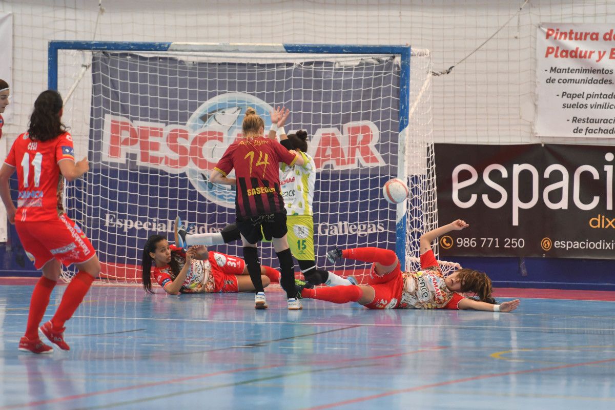 Partido entre el Poio Pescamar e o Atlético de Madrid Navalcarnero