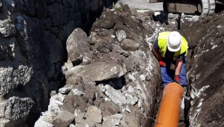 Obras de saneamento