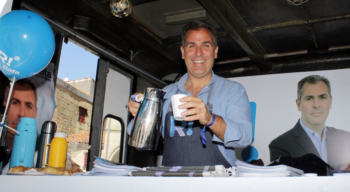 Rafa Domínguez en la "Rafaneta"