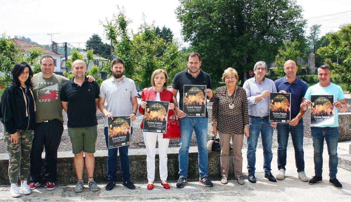 Presentación del concierto de Milladoiro en Cerdedo-Cotobade que clausura los actos de las Letras Galegas