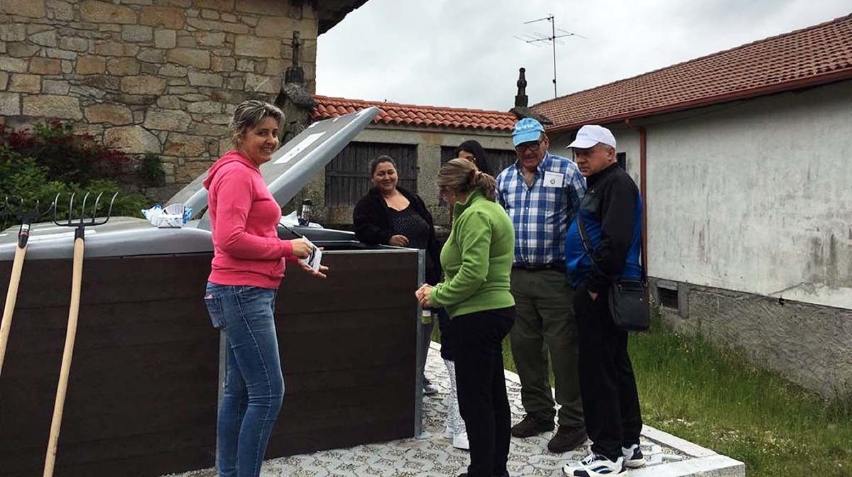Centro comunitario de compostaxe en Campo Lameiro