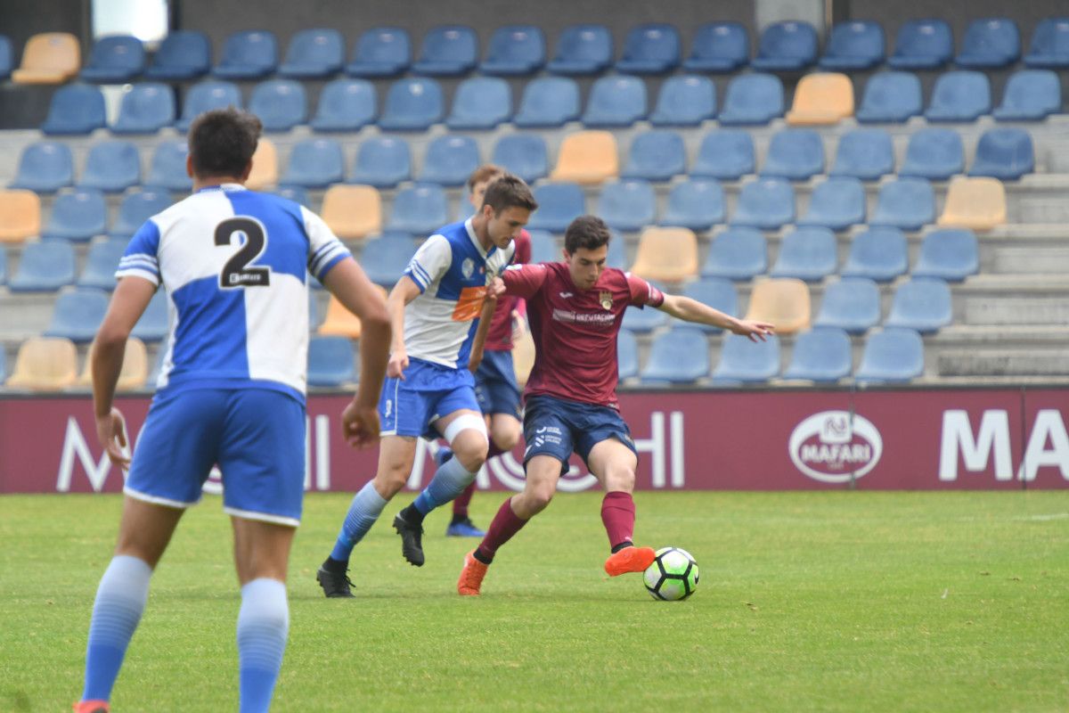 Partido entre Pontevedra B e Portonovo en Pasarón (arquivo)