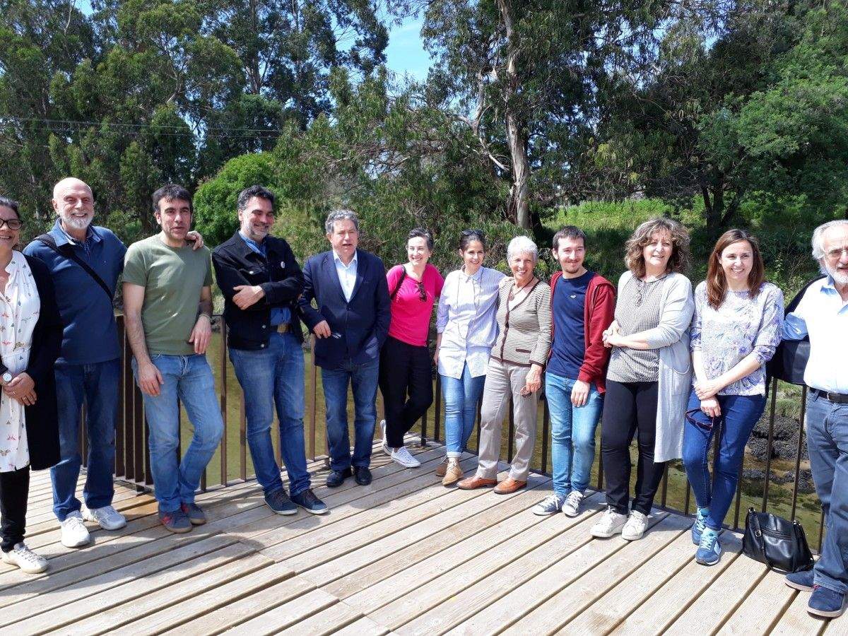 La candidatura del BNG en la Xunqueira da Gándara