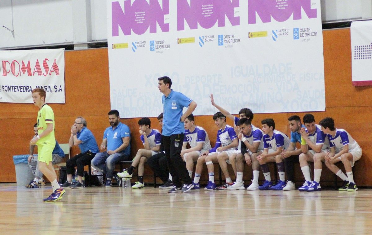 Partido entre Cisne y Barcelona en el Campeonato de España Cadete