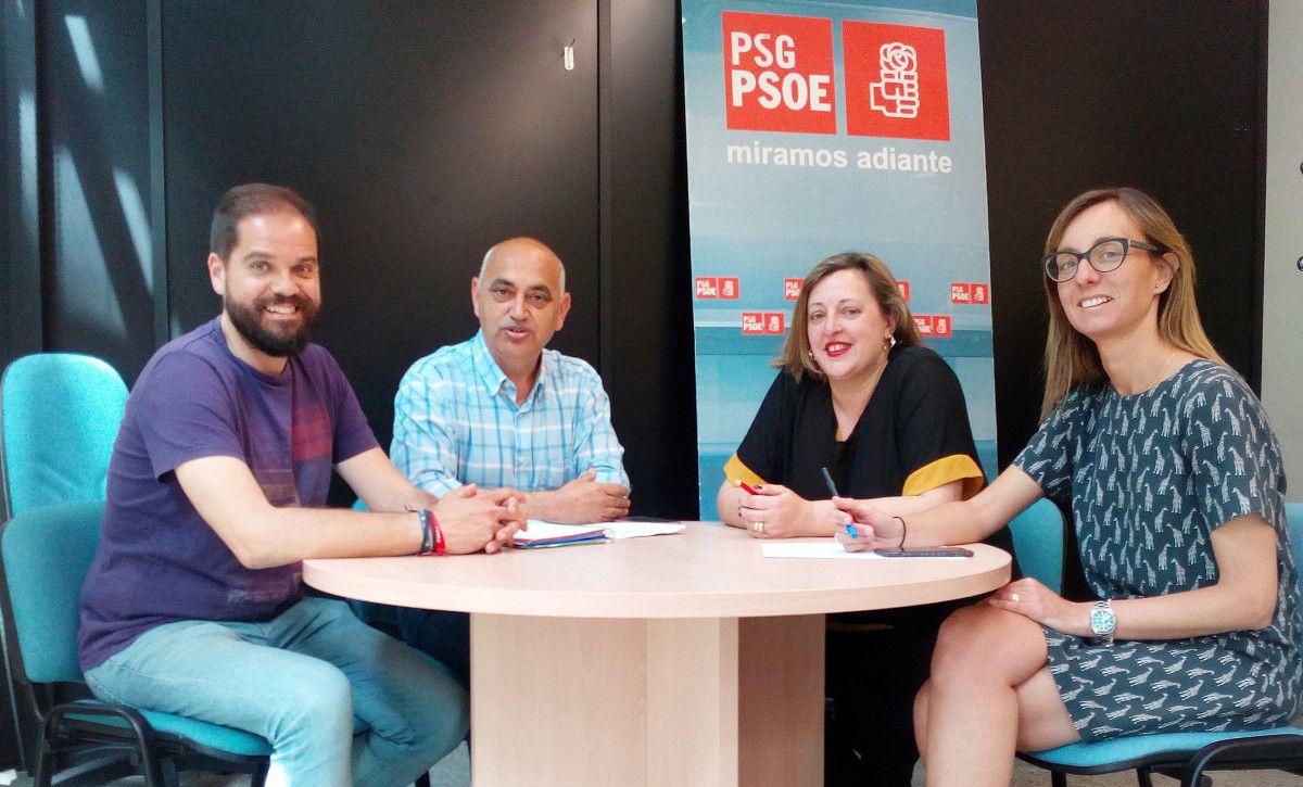 Iván Puentes, Tino Fernández, Gloria Blanco y Paloma Castro