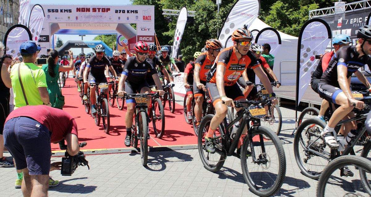 Saída da terceira edición da Epic Race de BTT