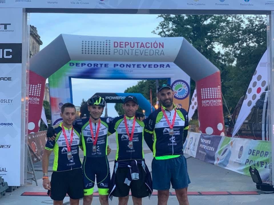 Primeros clasificados de la Epic Race en la línea de meta