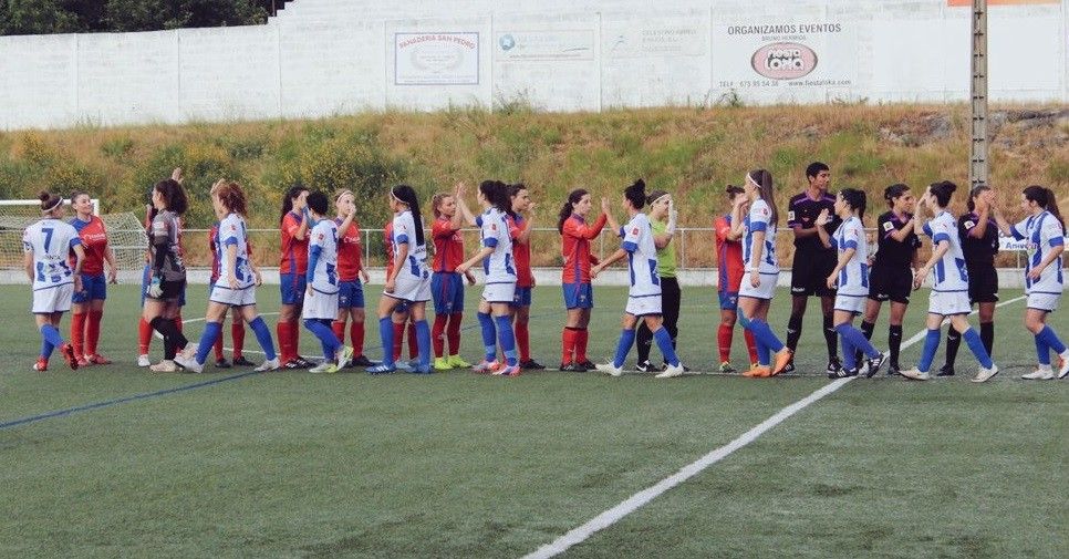Final da Copa Deputación entre Umia e Valladares no campo do Carrasco