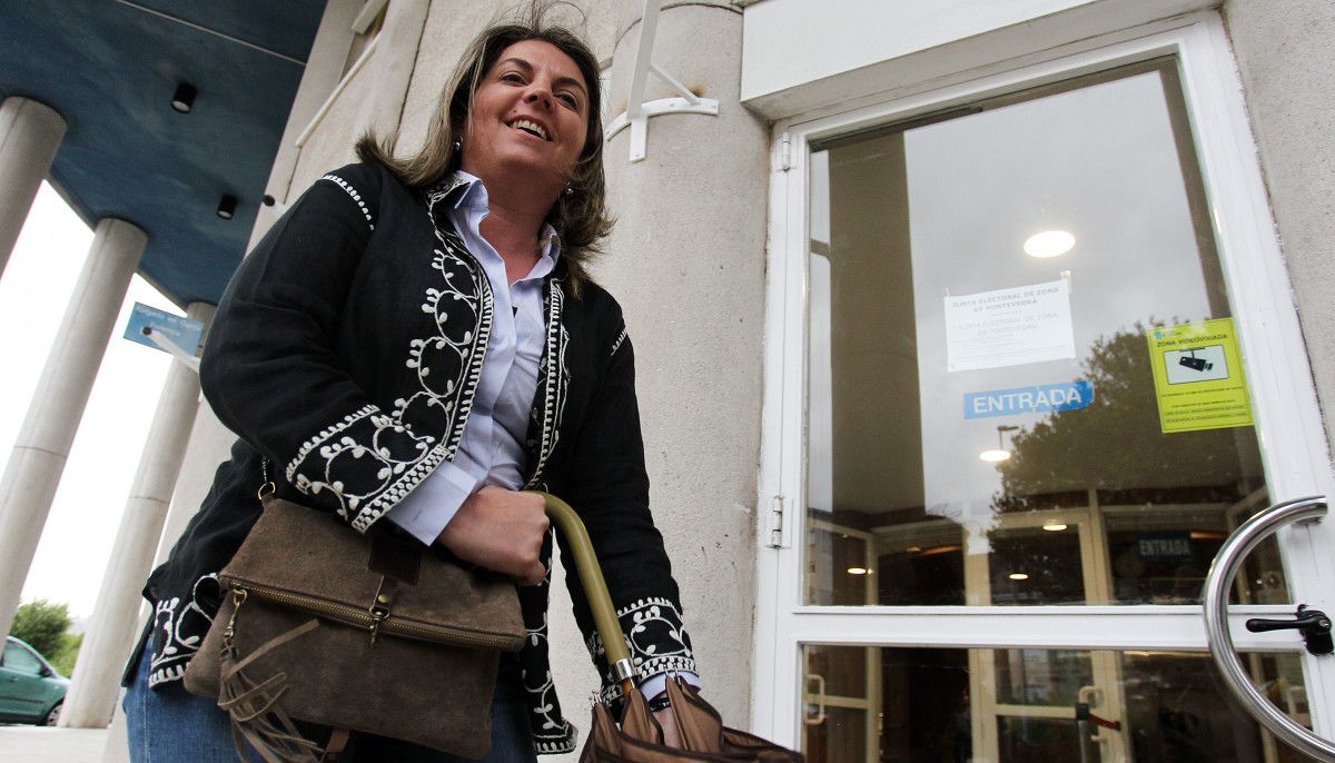 Luisa Piñeiro acode aos xulgados da Parda en Pontevedra para declarar como investigada na operación Patos