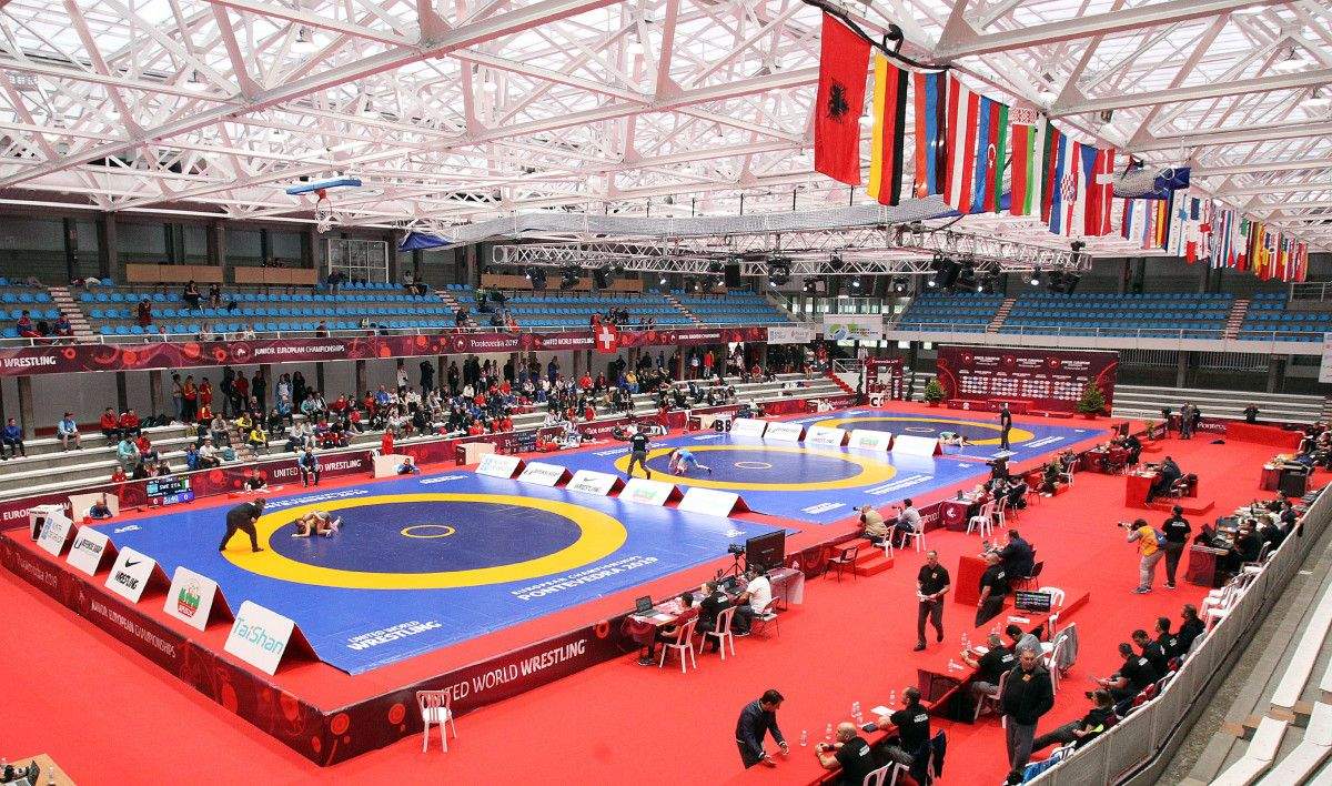Cuarta jornada del Campeonato de Europa Júnior de Luchas Olímpicas de Pontevedra 2019
