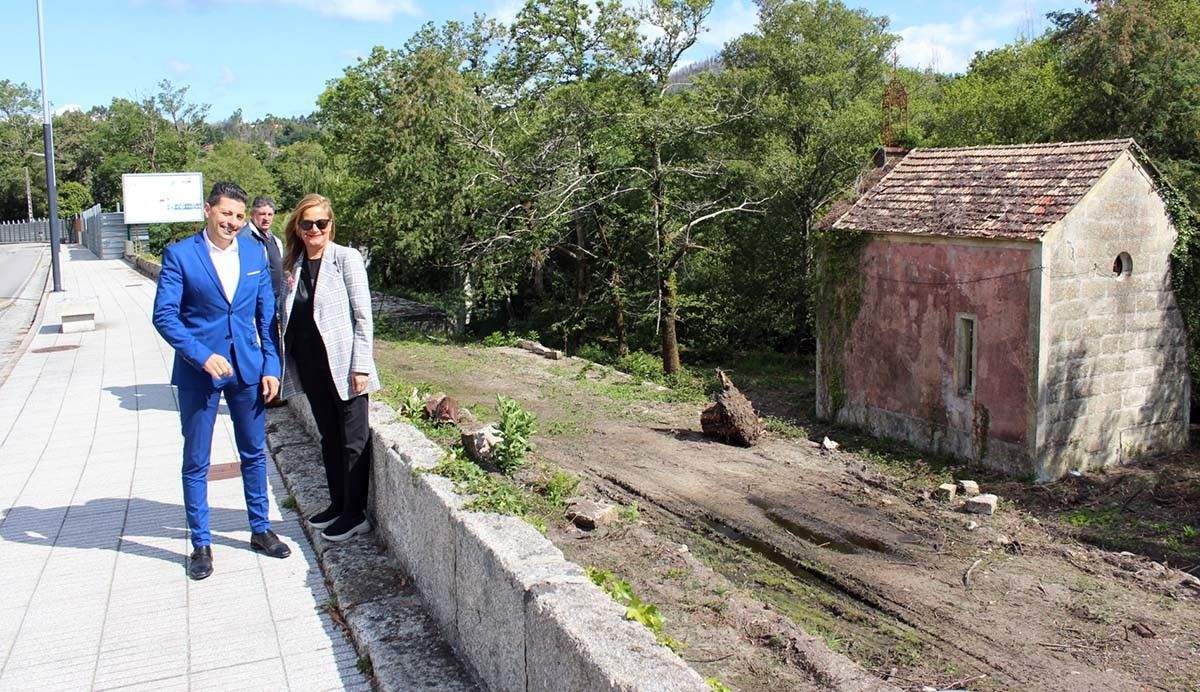 Visita de Carmela Silva a Ponte Caldelas