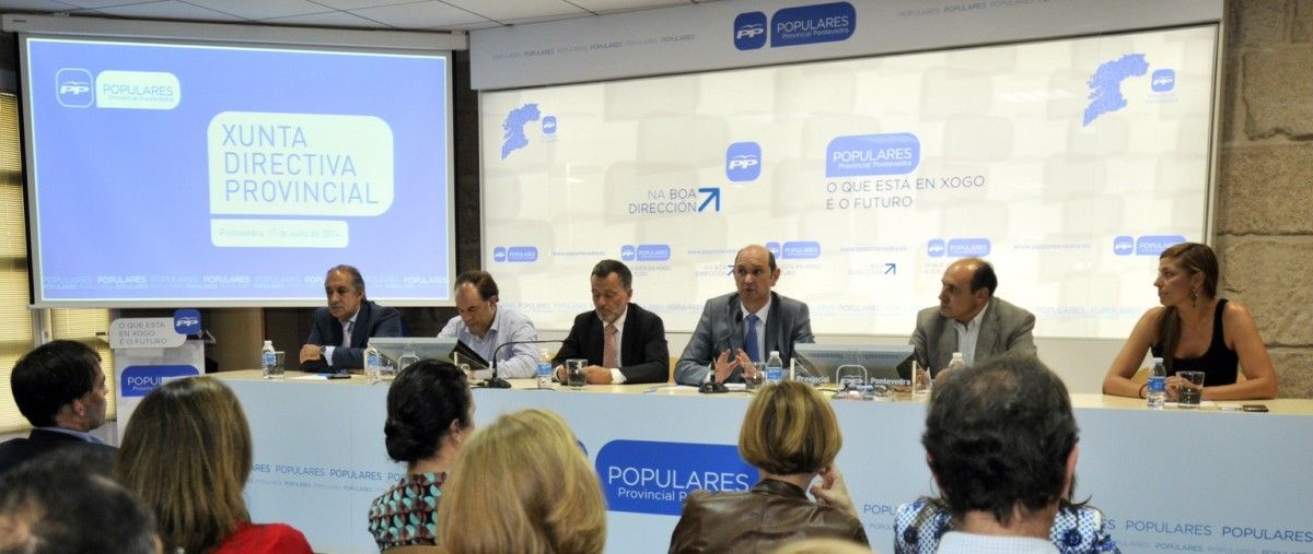 Reunión de la Junta directiva del Partido Popular en Pontevedra