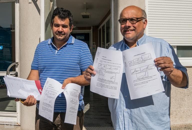Marcos Conde y Xabier Aboi, de la CIG