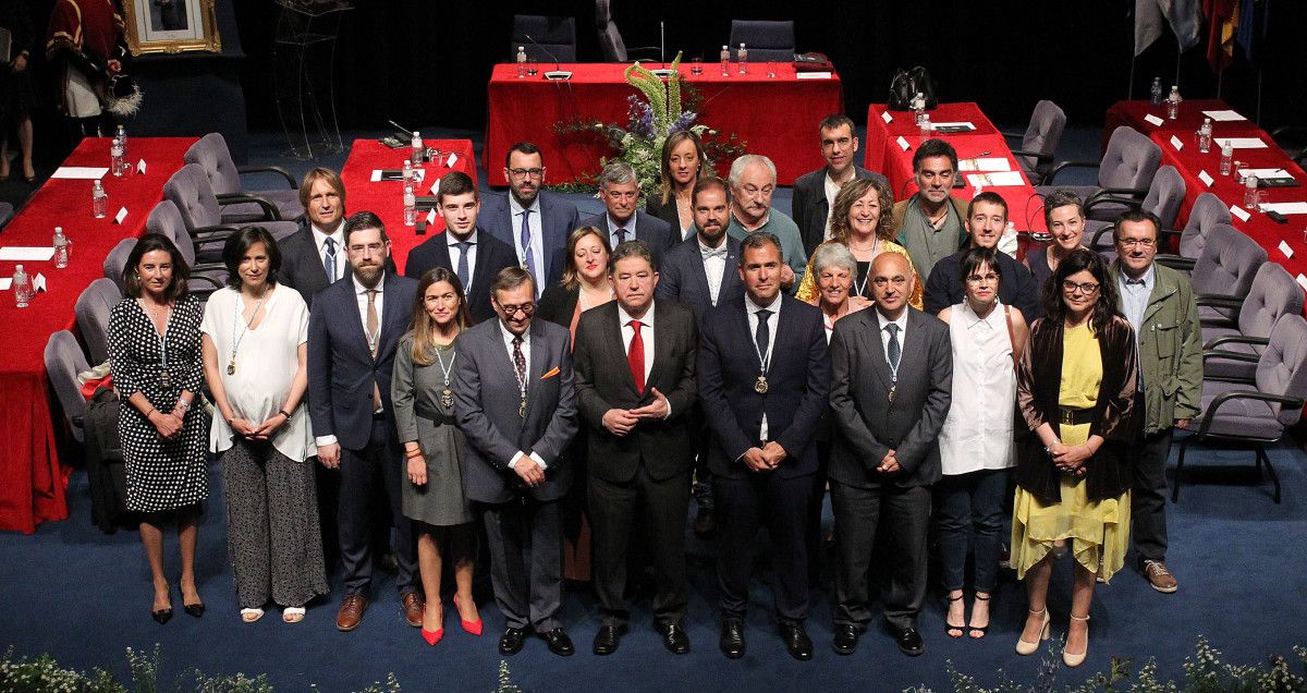 Investidura de Lores como alcalde de Pontevedra