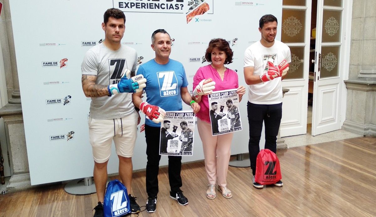 Presentación do segundo campus 'Keeper Camp Azero Cidade de Pontevedra'