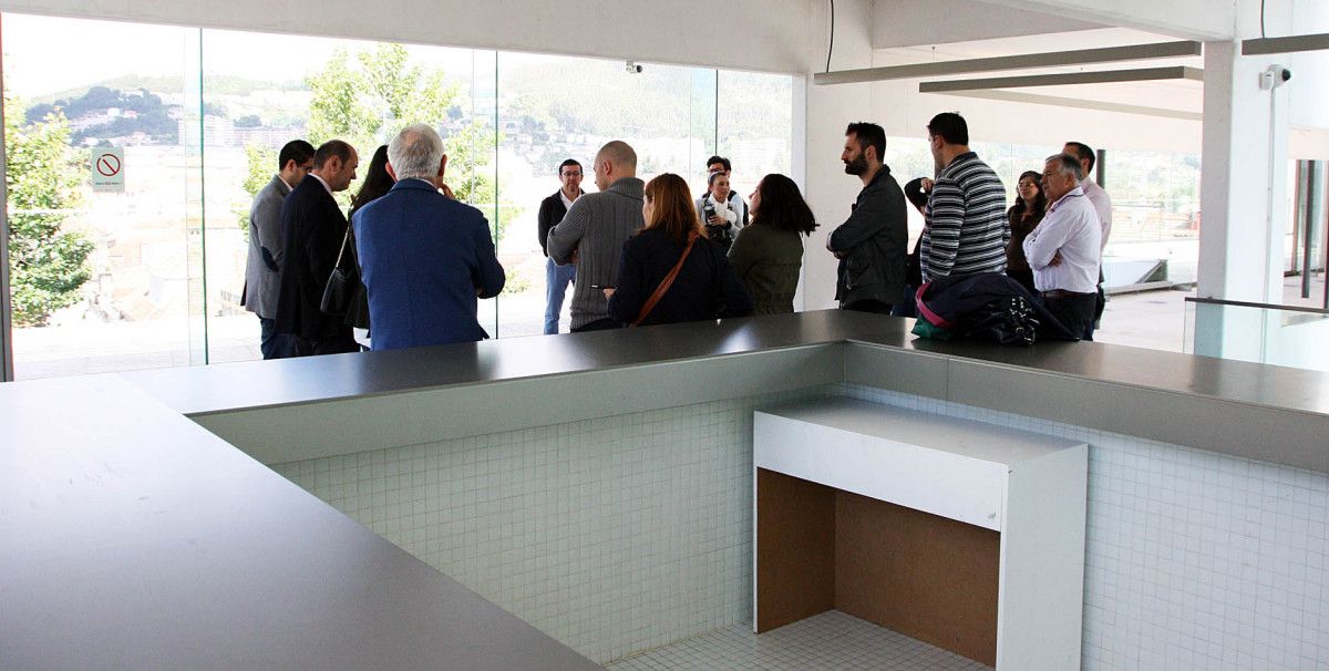 Espacio destinado a cafetería en el Sexto Edificio del Museo