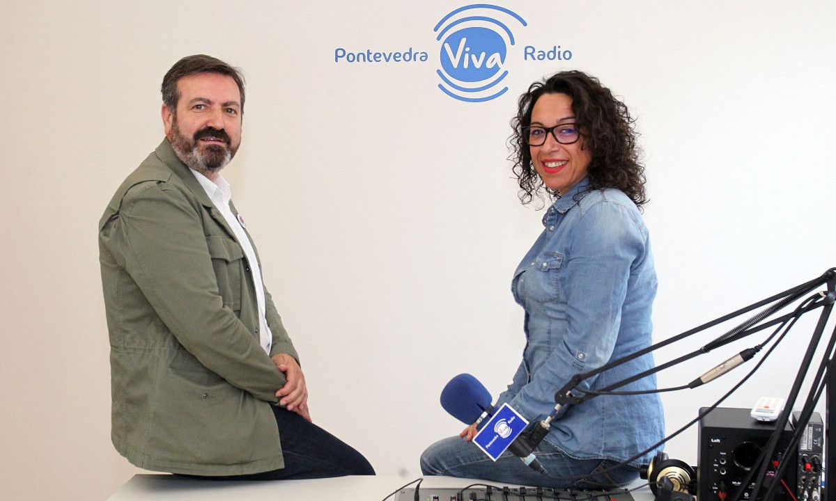 El diputado nacionalista Luís Bará en el Cara a cara de PontevedraViva Radio