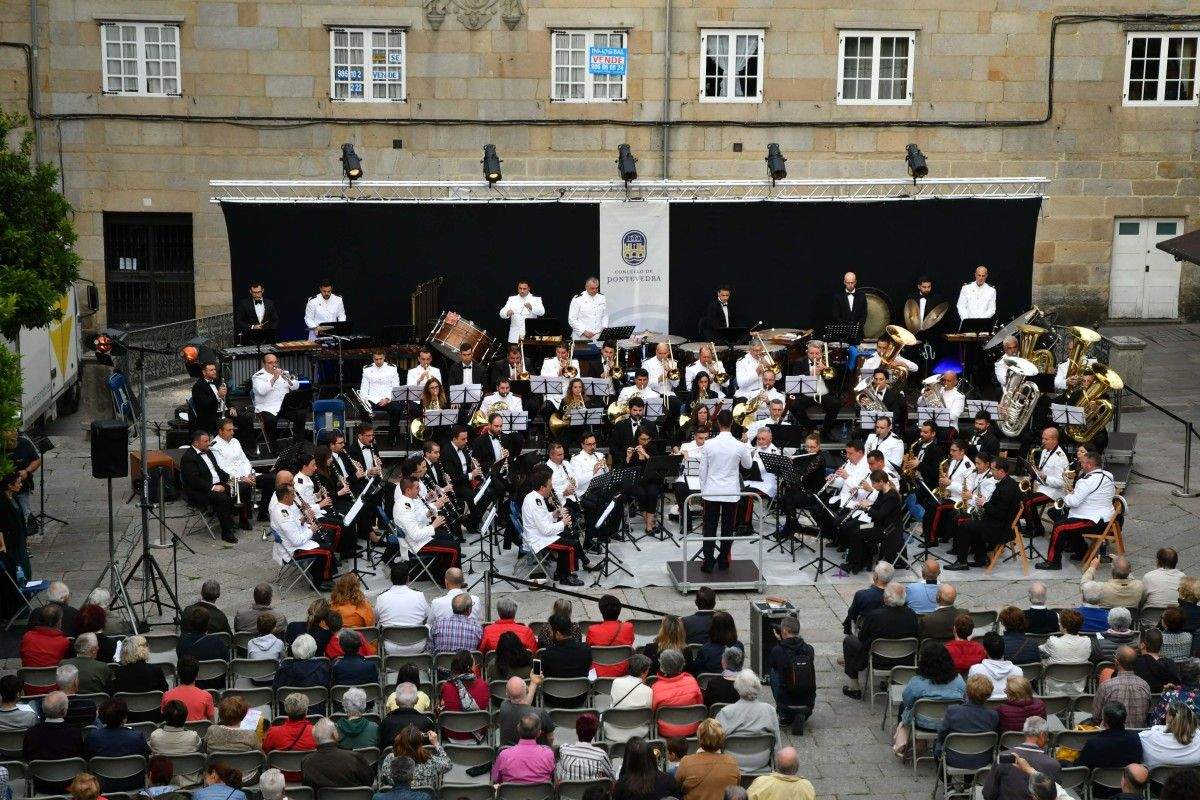 'Cando as palabras rematan': Concerto da Banda de Música de Pontevedra e da Unidade de Música da Escola Naval de Marín