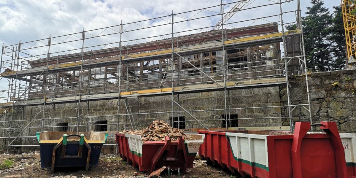Obras no Pazo de Quintáns