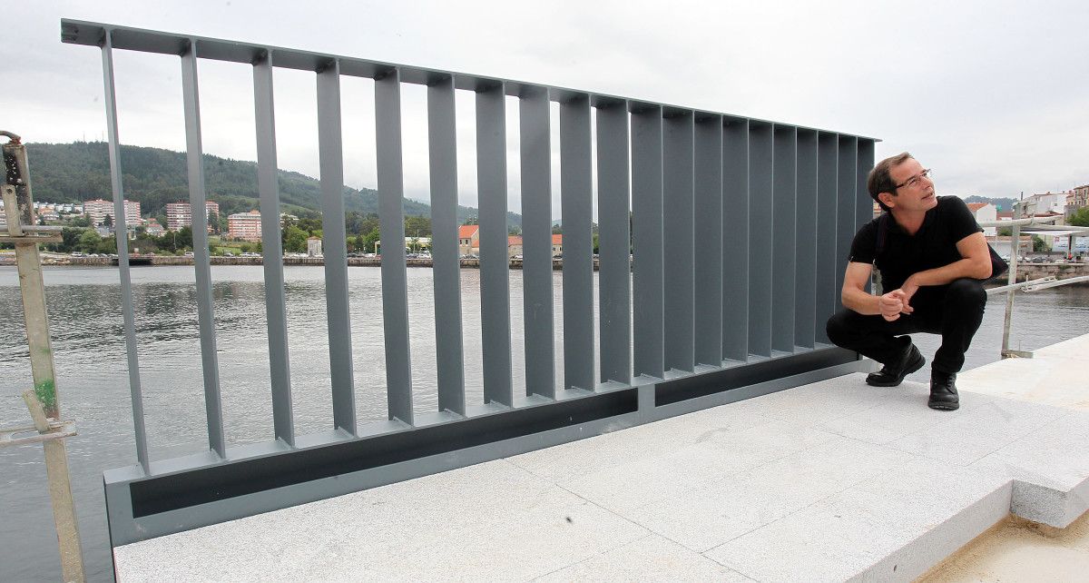 Prototipo da varanda para a ponte do Burgo