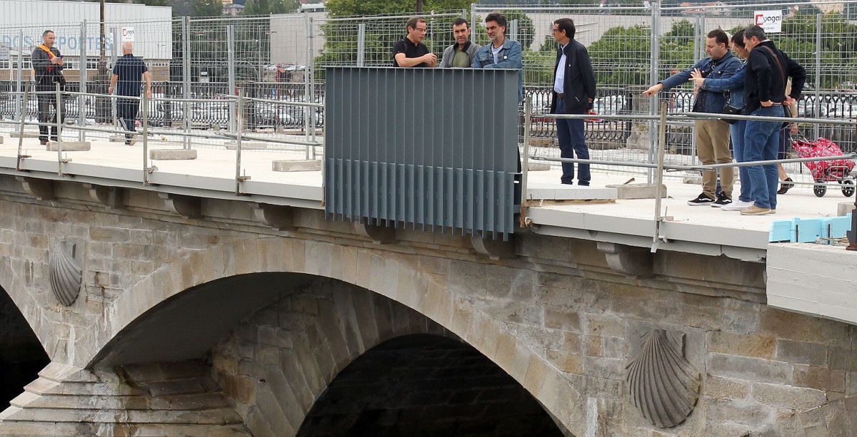 Prototipo da varanda para a ponte do Burgo