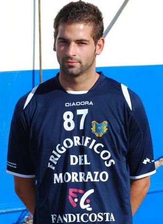 Edu Moledo en su etapa como jugador del Cangas