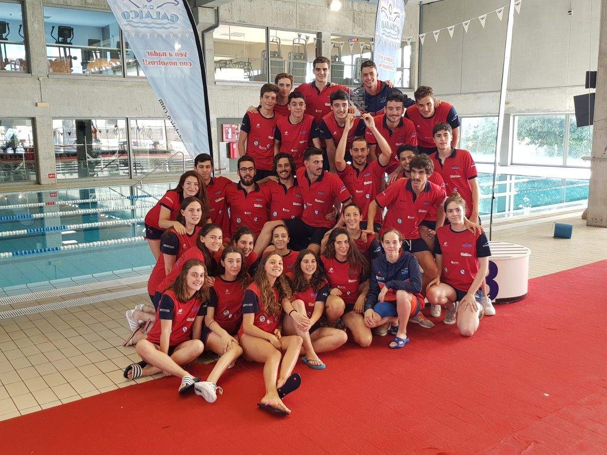 Equipo del Galaico que se proclamó campeón gallego absoluto