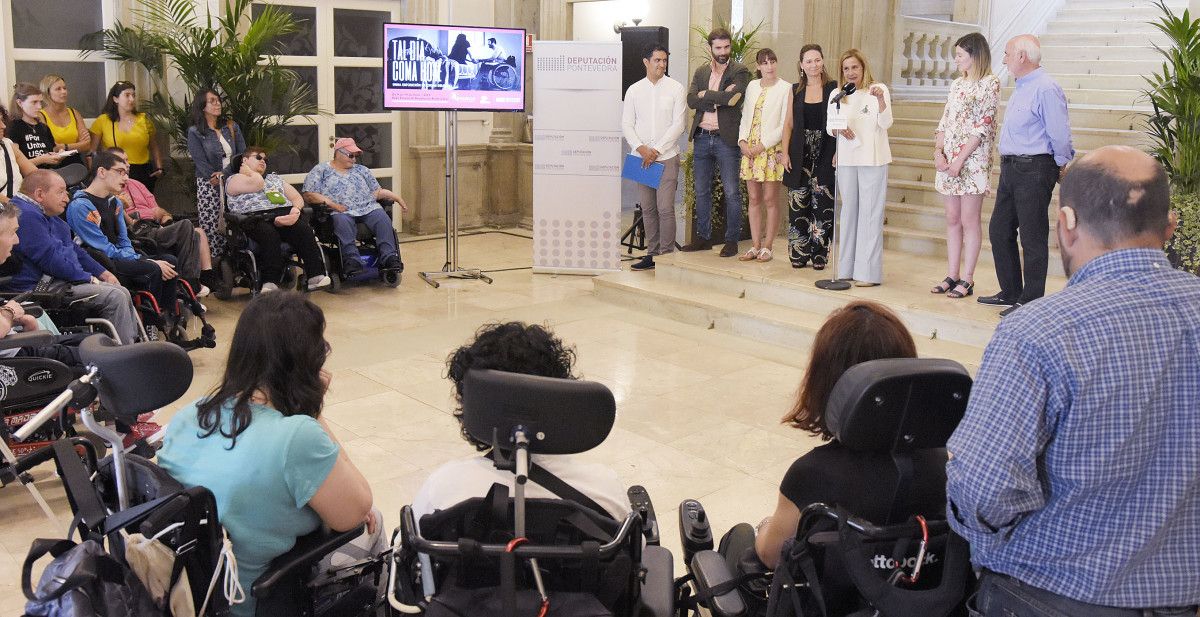 Exposición "Tal día como hoy" de ASPACE en la Deputación