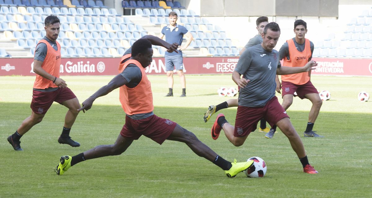Primeiro adestramento do Pontevedra para a tempada 2019-2020