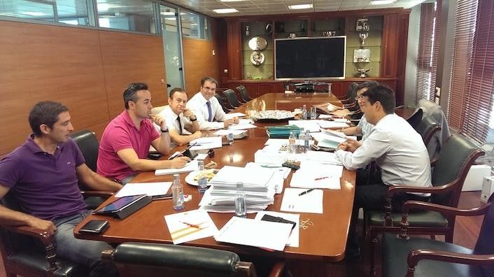 Xuntanza da Comisión Mixta AFE - RFEF para Segunda División B