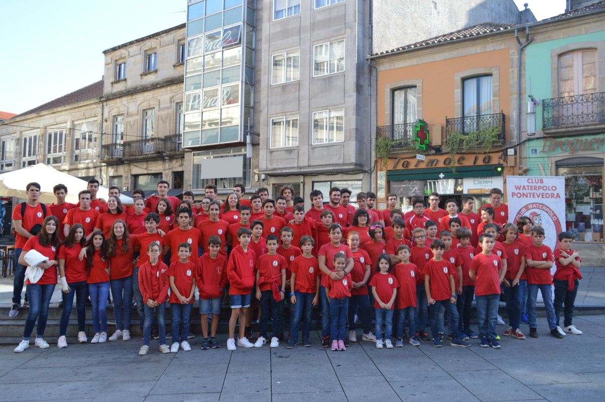 El Waterpolo Pontevedra celebró este año sus veinta años de historia