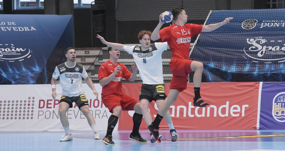 Mundial Júnior de Balonmán. Dinamarca vence a Alemaña no Municipal de Pontevedra