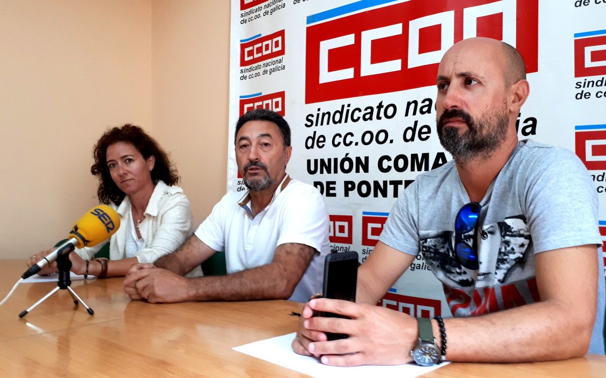 Representantes de CC.OO. na Deputación