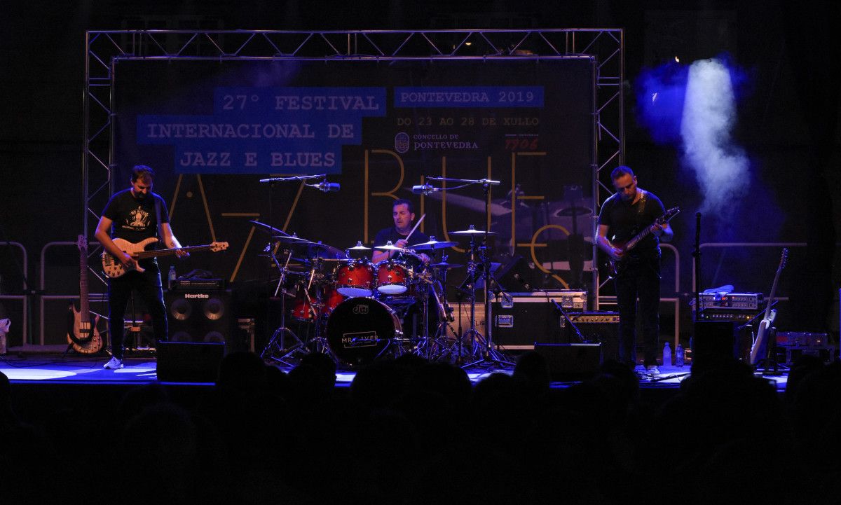 Actuación de Mr. River en el Festival de Jazz e Blues de Pontevedra