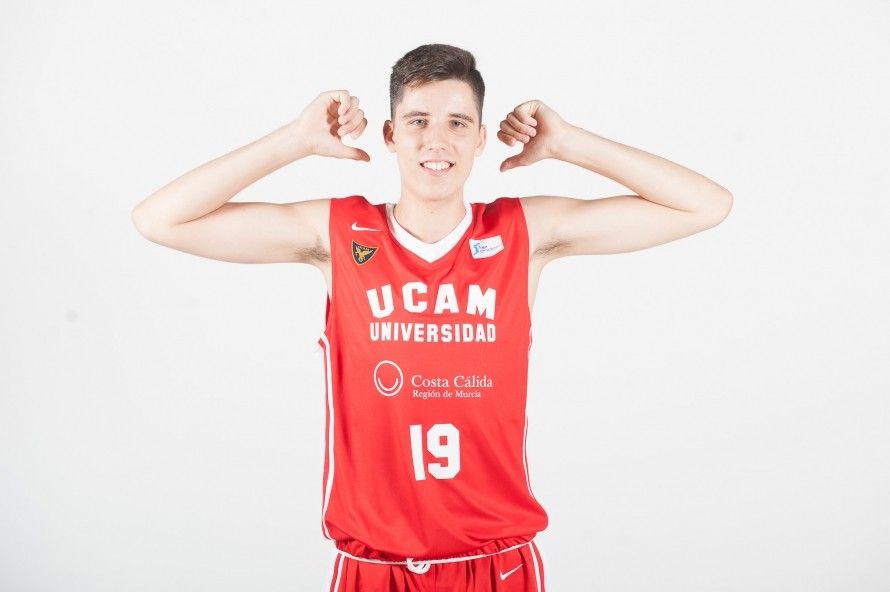 Rodrigo Seoane, en una imagen oficial del UCAM Murcia